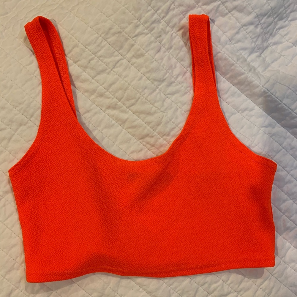 Neon orange top